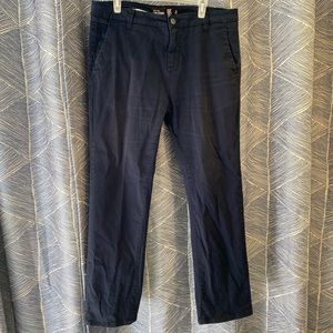 Slim Straight Blue Chino Pants